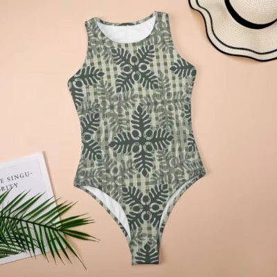 Palaka/ʻUlu Tank Top Bodysuit