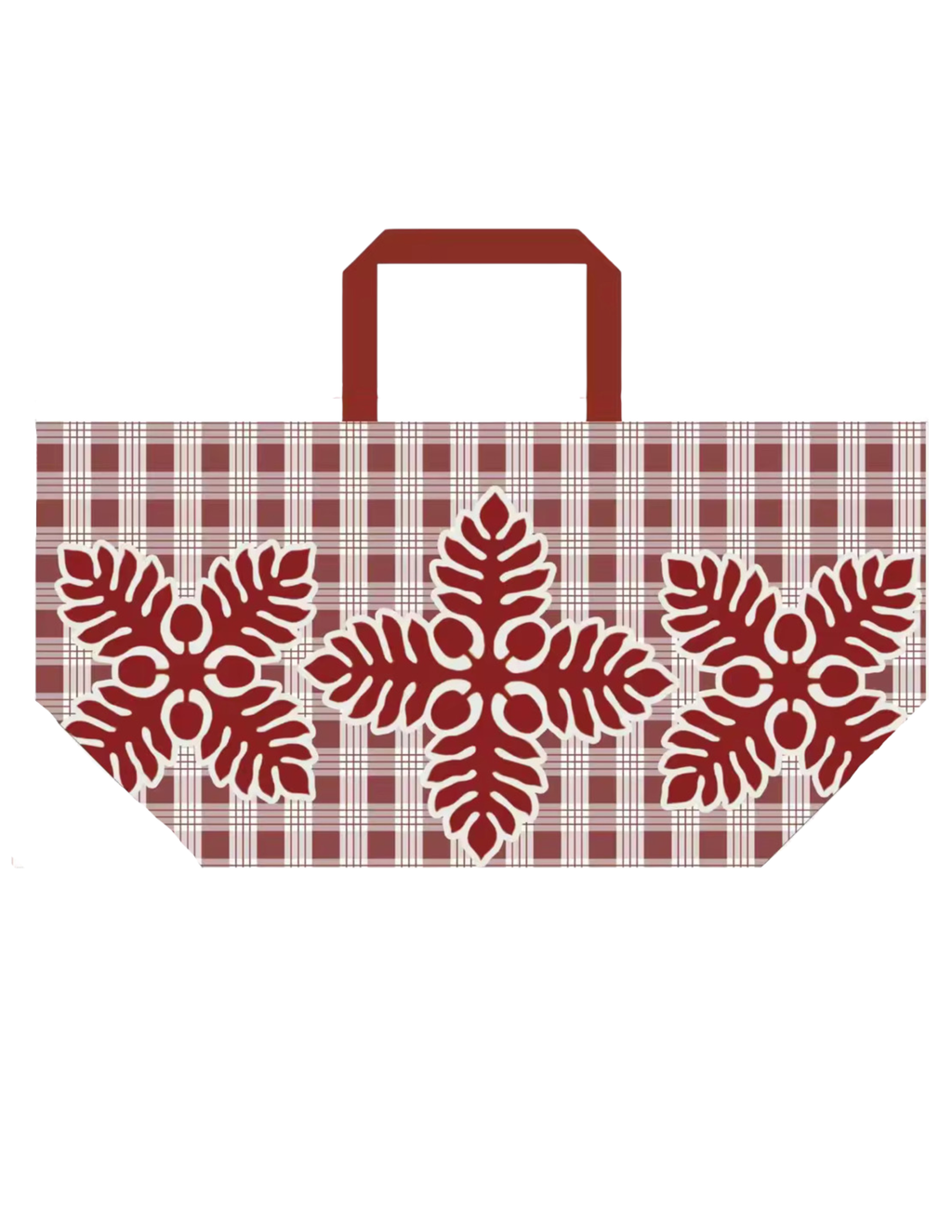 Palaka + ʻUlu (Breadfruit) Quilt Bombucha tote bag