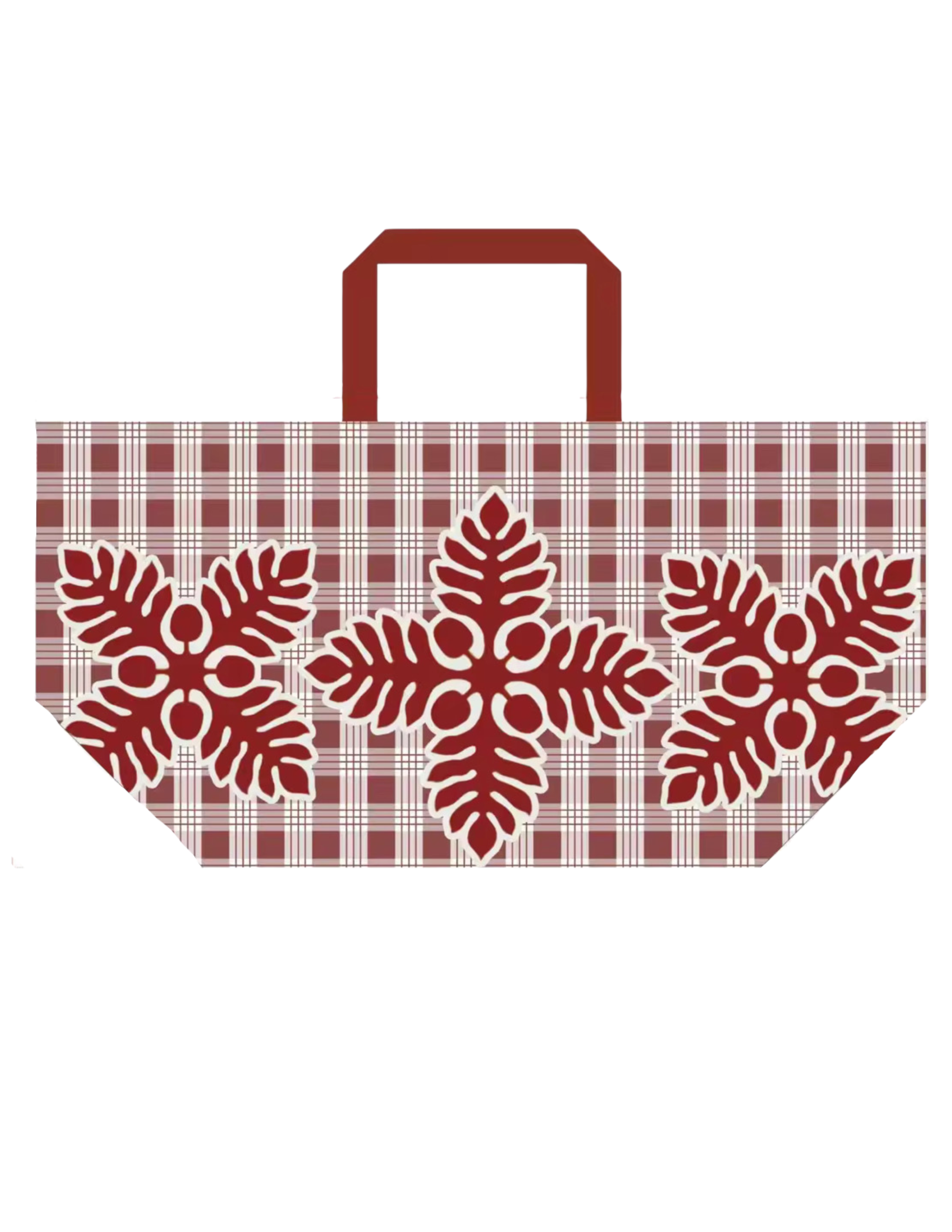 Pre-Order: Palaka + ʻUlu (Breadfruit) Quilt Bombucha tote bag