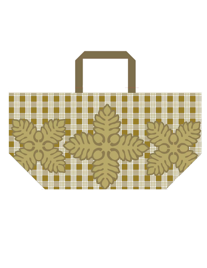 Palaka + ʻUlu (Breadfruit) Quilt Bombucha tote bag