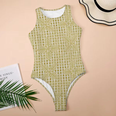 Palaka/ʻUlu Tank Top Bodysuit