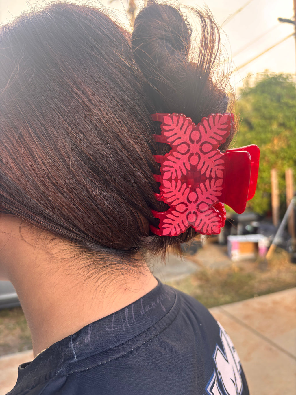 ʻUlu Quilted Hair Clips