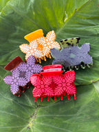 ʻUlu Quilted Hair Clips