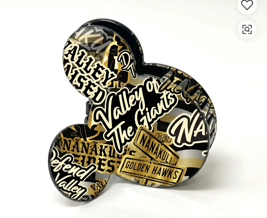 Nanakuli Mickey Sticker Bomb Hair Clip
