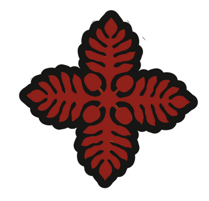 Palaka/ʻUlu Adhesive Sticker