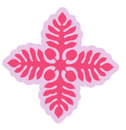 Palaka/ʻUlu Adhesive Sticker