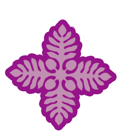 Palaka/ʻUlu Adhesive Sticker
